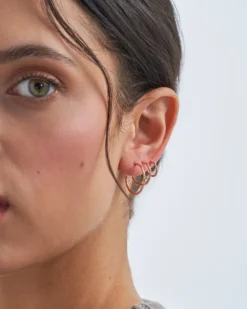 Bijou Brigitte Créoles - Rosegold Trio Clearance