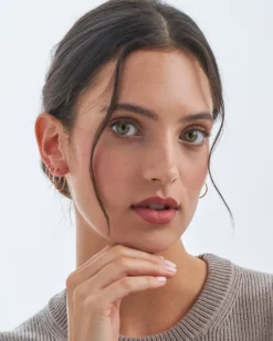 Bijou Brigitte Créoles - Rosegold Trio Clearance