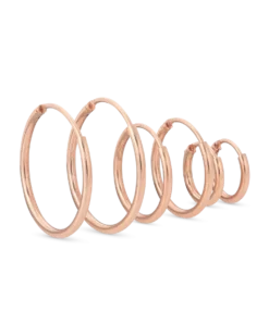 Bijou Brigitte Créoles - Rosegold Trio Clearance