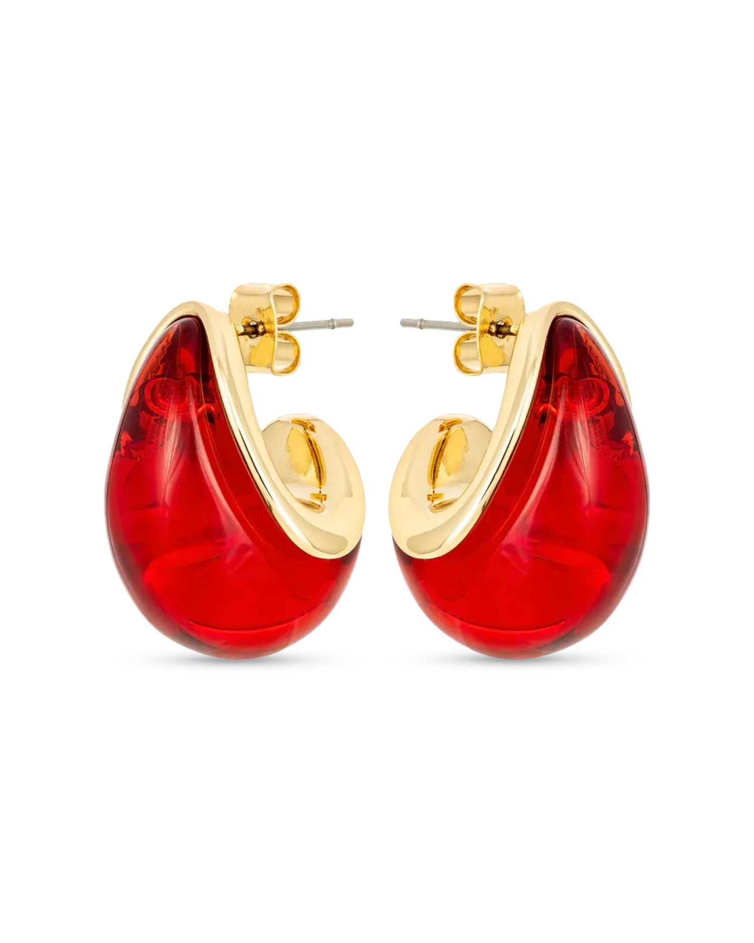 Bijou Brigitte Créoles - Ruby Coil Clearance