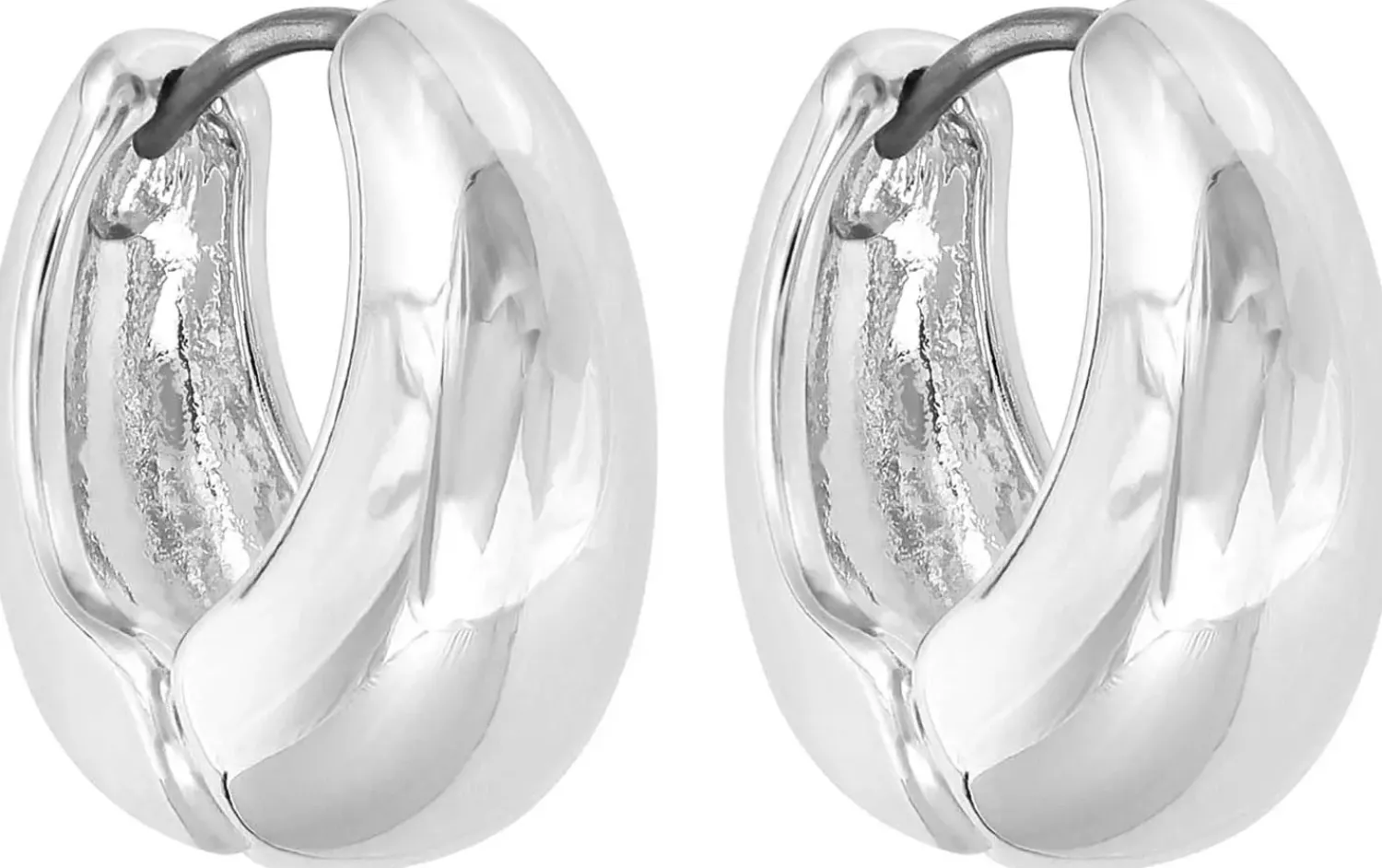 Bijou Brigitte Créoles - Silver Luxe Discount