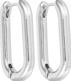 Bijou Brigitte Créoles - Silver Oval New