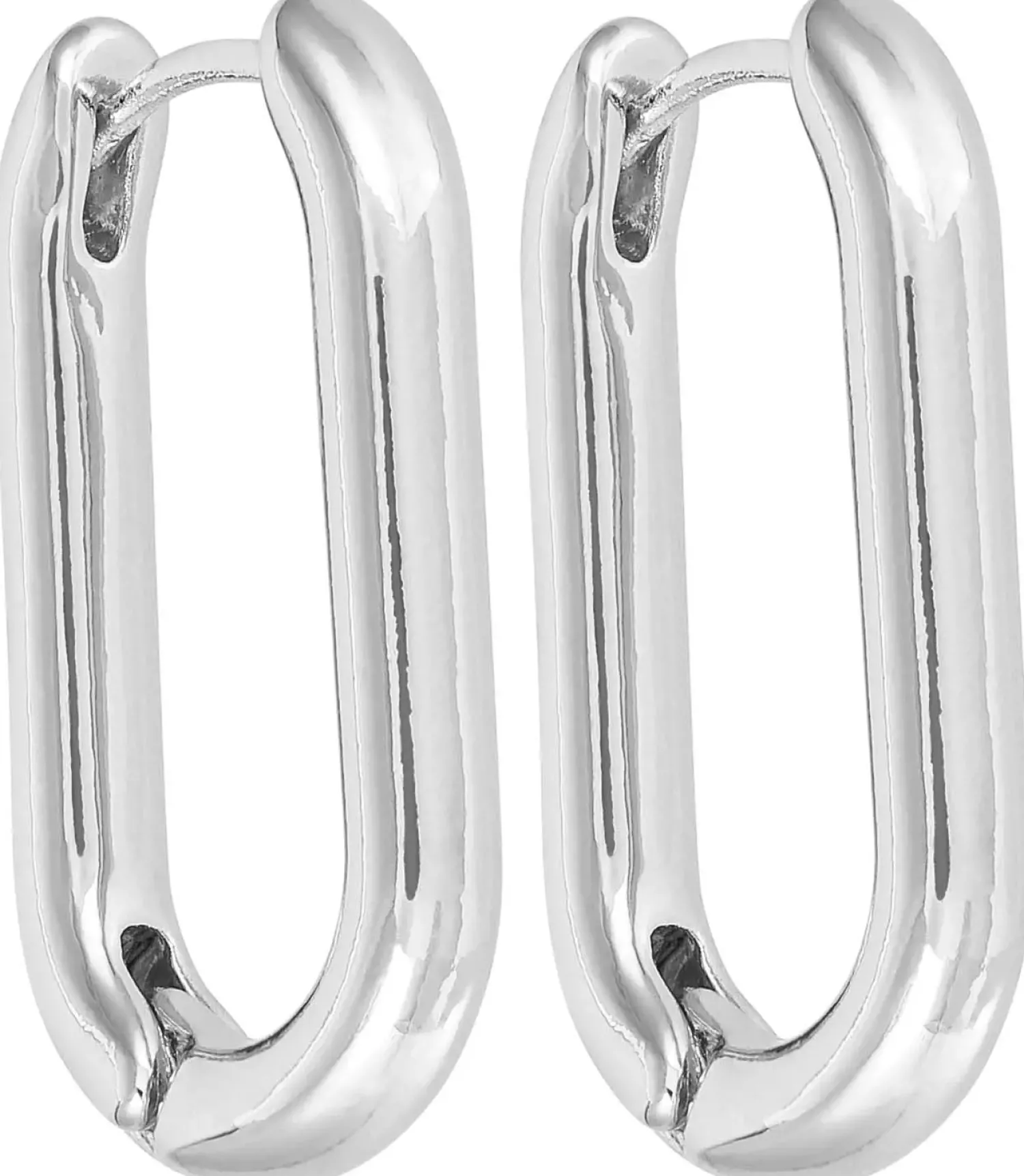 Bijou Brigitte Créoles - Silver Oval New