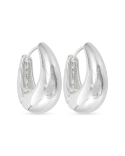 Bijou Brigitte Créoles - Silver Ovals Online