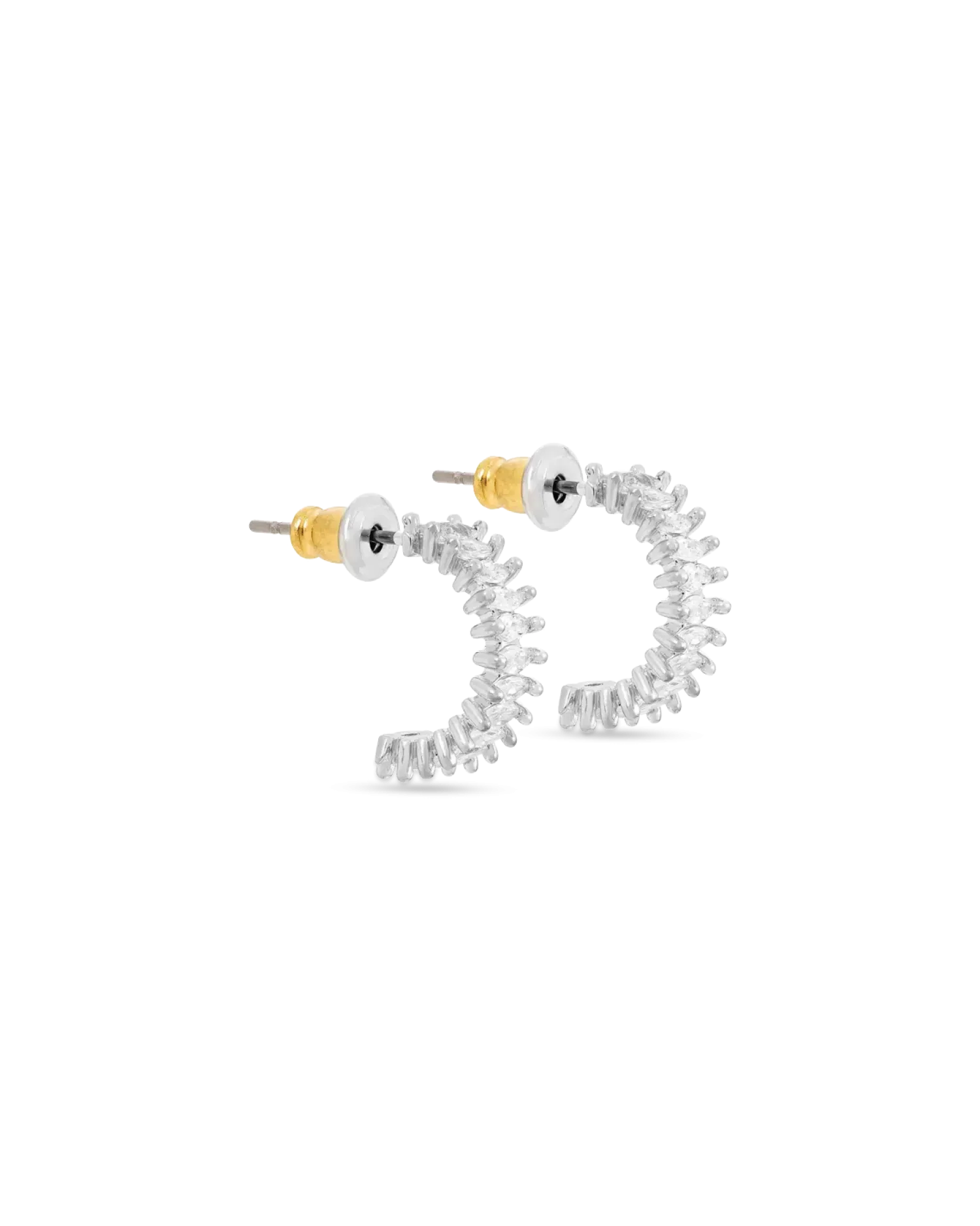 Bijou Brigitte Créoles - Silver Shimmer Outlet