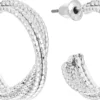 Bijou Brigitte Créoles - Silvery Twist Hot