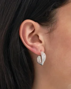 Bijou Brigitte Créoles - Silvery Twist Hot