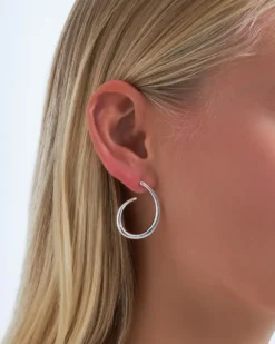 Bijou Brigitte Créoles - Waved Silver Best