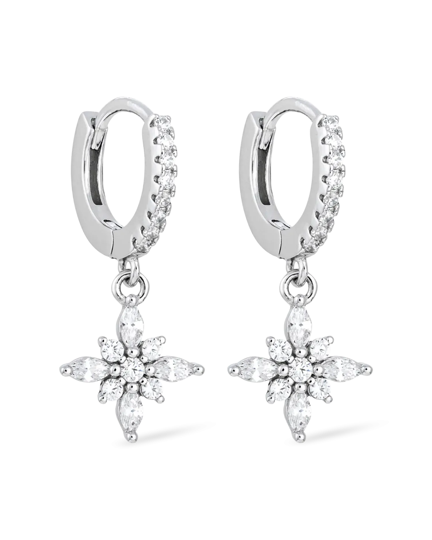 Bijou Brigitte Créoles - Zirconia Stars Sale
