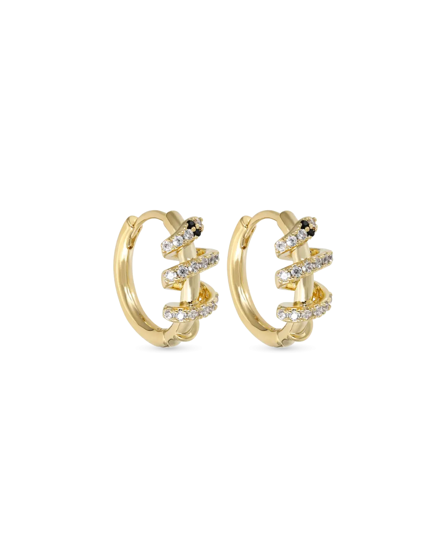 Bijou Brigitte Créoles - Zirconia Twirl Discount