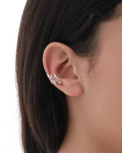 Bijou Brigitte Earcuff - Silver Leaf Best