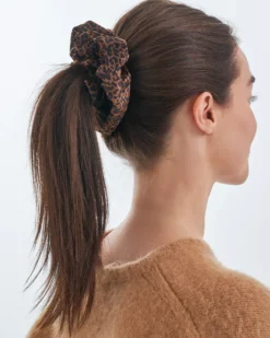 Bijou Brigitte Elastique á cheveux - Brown Leo