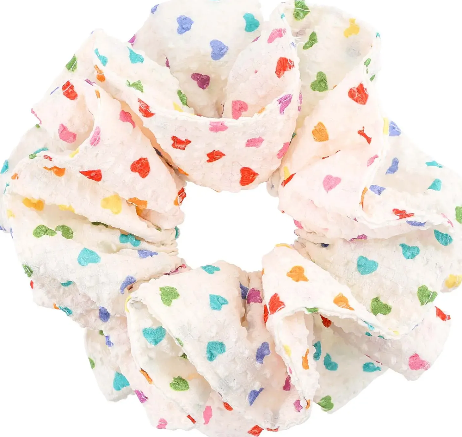 Bijou Brigitte Elastique á cheveux - Colorful Hearts Outlet