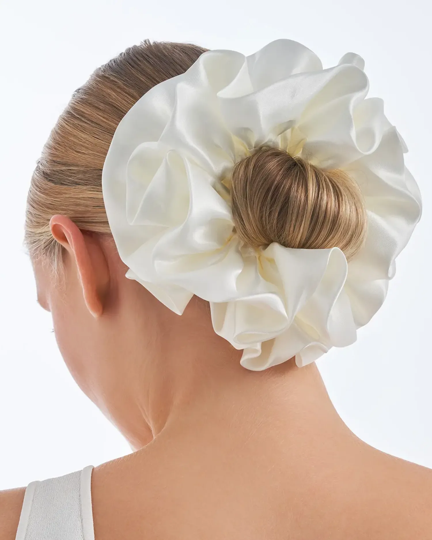 Bijou Brigitte Elastique á cheveux - Soft White Clearance