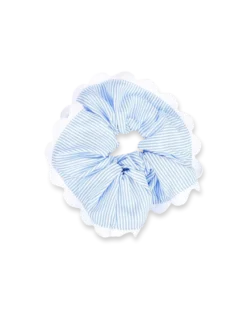 Bijou Brigitte Elastique á cheveux - Striped Blue Clearance