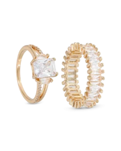 Bijou Brigitte Ensemble de bagues - Golden Duo New