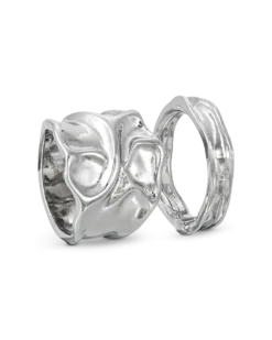 Bijou Brigitte Ensemble de bagues - Industrial Silver Online