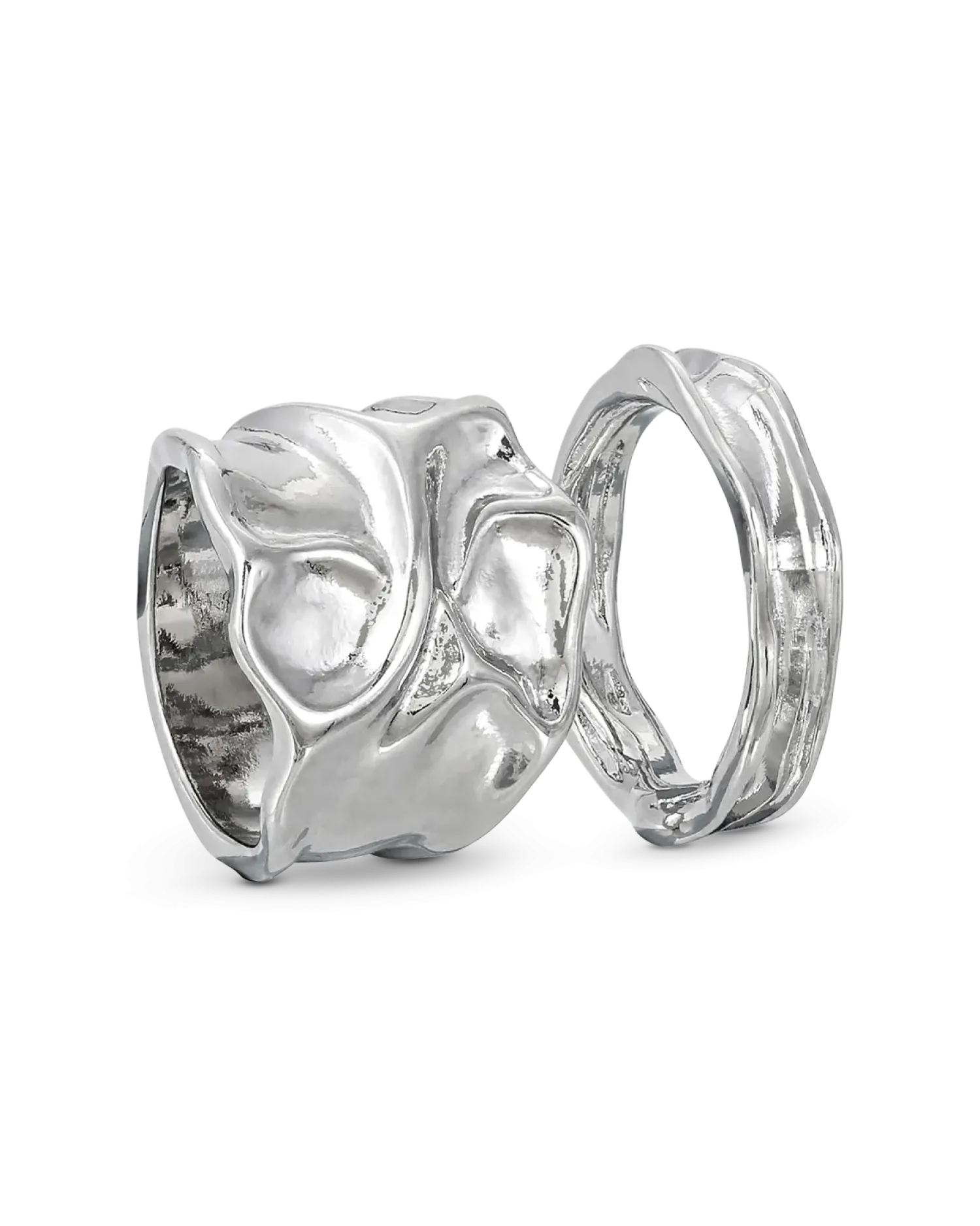 Bijou Brigitte Ensemble de bagues - Industrial Silver Online