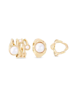 Bijou Brigitte Ensemble de bagues - Mystic Pearls Online