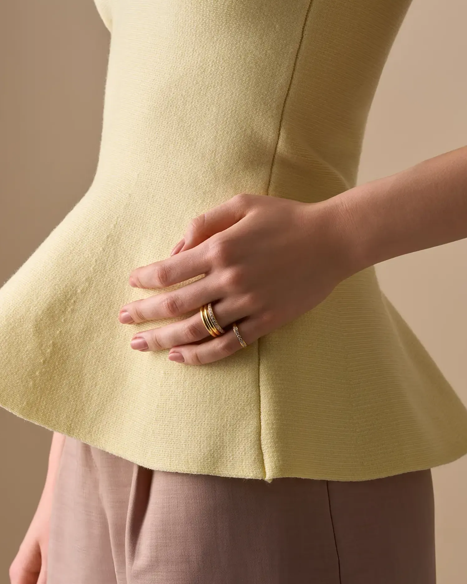 Bijou Brigitte Ensemble de bagues - Steel Classic Online