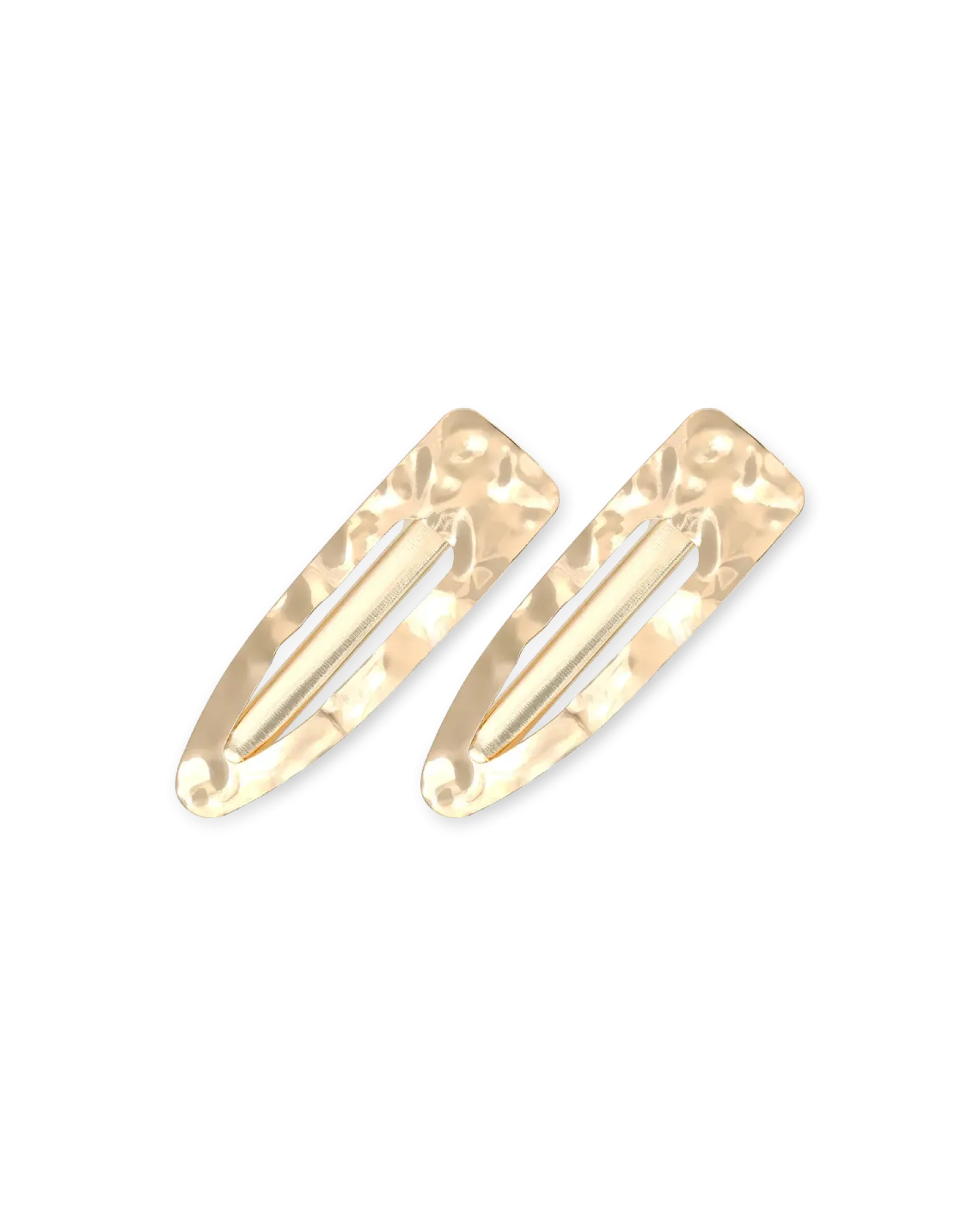 Bijou Brigitte Ensemble de barrettes - Hammered Gold Best