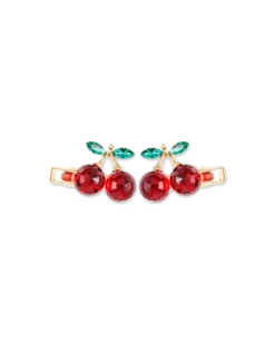 Bijou Brigitte Ensemble de barrettes - Red Cherrys