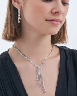 Bijou Brigitte Ensemble de bijoux - Crystal Waterfall Online