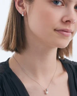 Bijou Brigitte Ensemble de bijoux - Pearl Classy Clearance