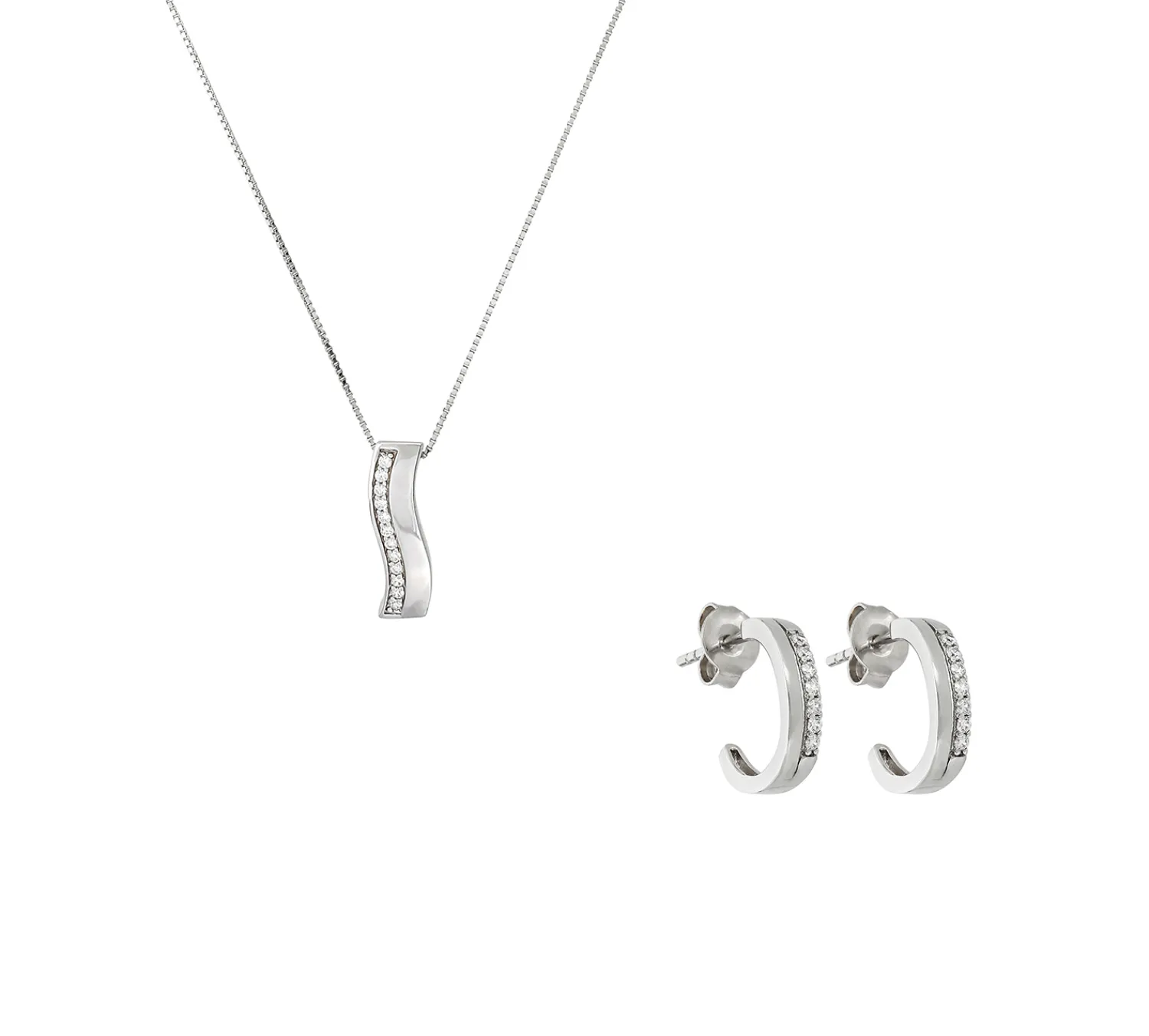 Bijou Brigitte Ensemble de bijoux - Silver Touch Clearance