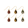 Bijou Brigitte Ensemble de boucles d'oreilles - Tigers Eyes Sale