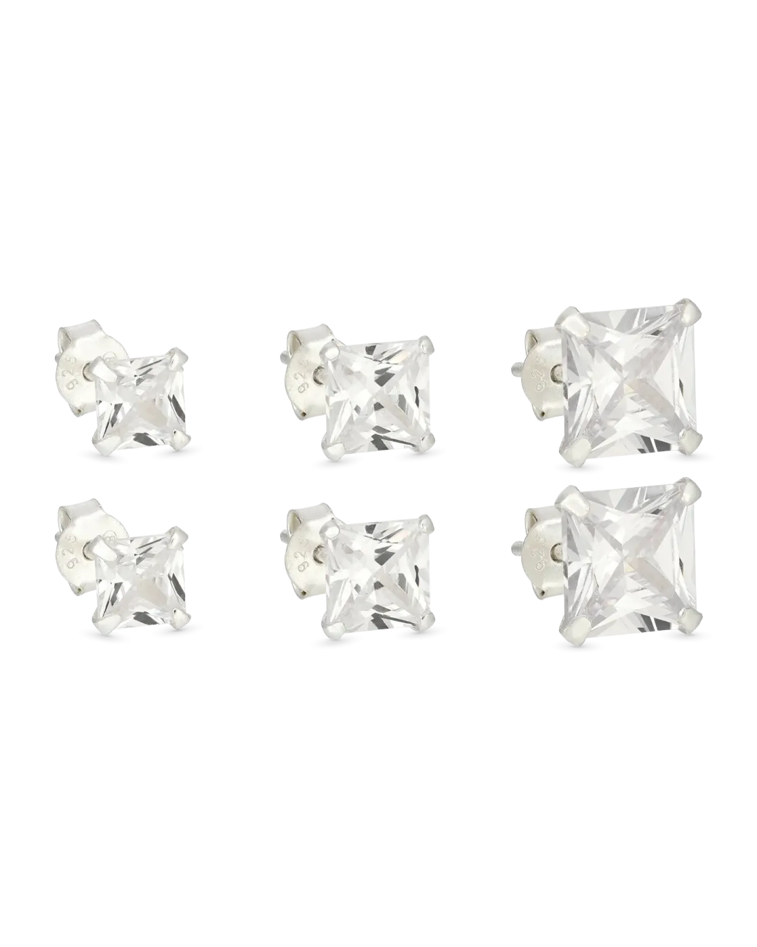 Bijou Brigitte Ensemble de boucles d’oreilles - Silver Shine Best