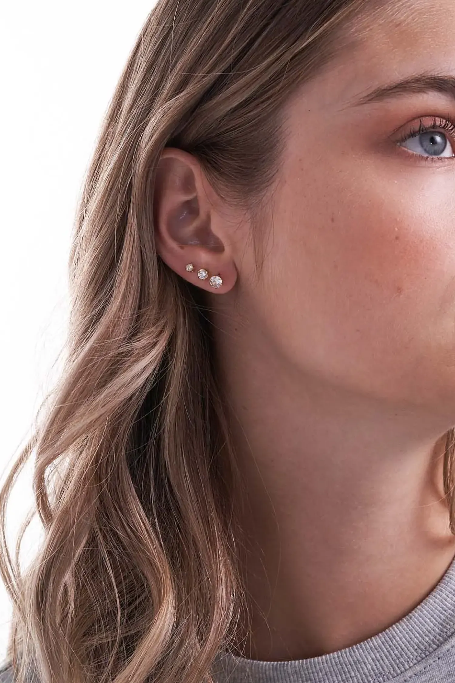 Bijou Brigitte Ensemble de boucles d'oreilles - Shining Cubic