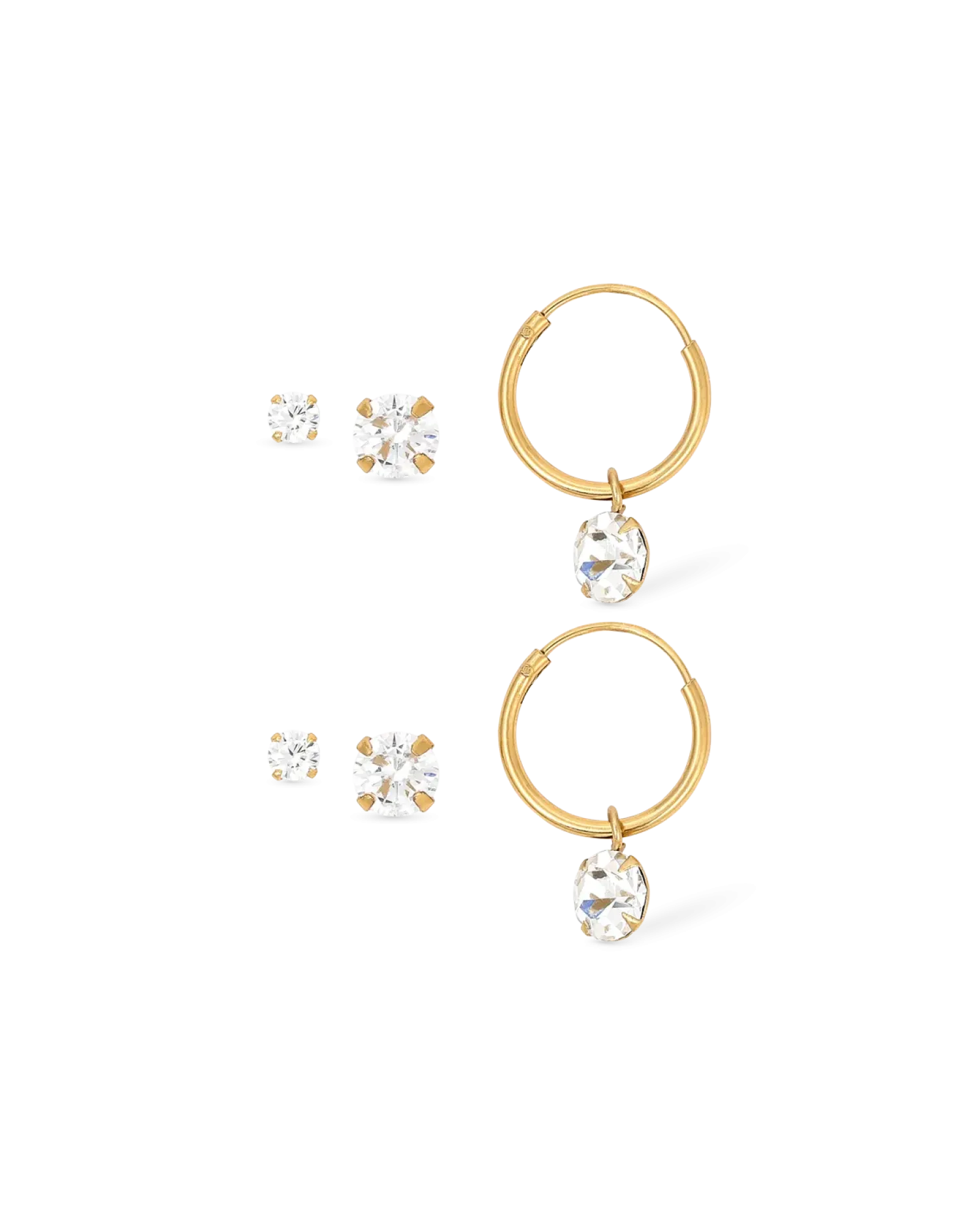 Bijou Brigitte Ensemble de boucles d'oreilles - Sweet Trio Online