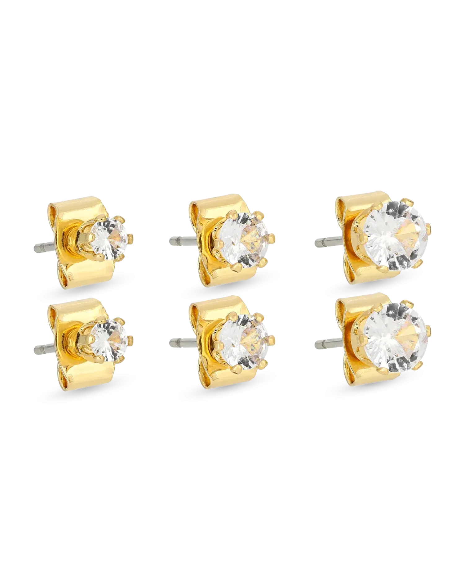 Bijou Brigitte Ensemble de boucles d’oreilles - Golden Shine Best