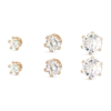 Bijou Brigitte Ensemble de boucles d'oreilles - Shine Bright Best