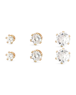 Bijou Brigitte Ensemble de boucles d'oreilles - Shine Bright Best