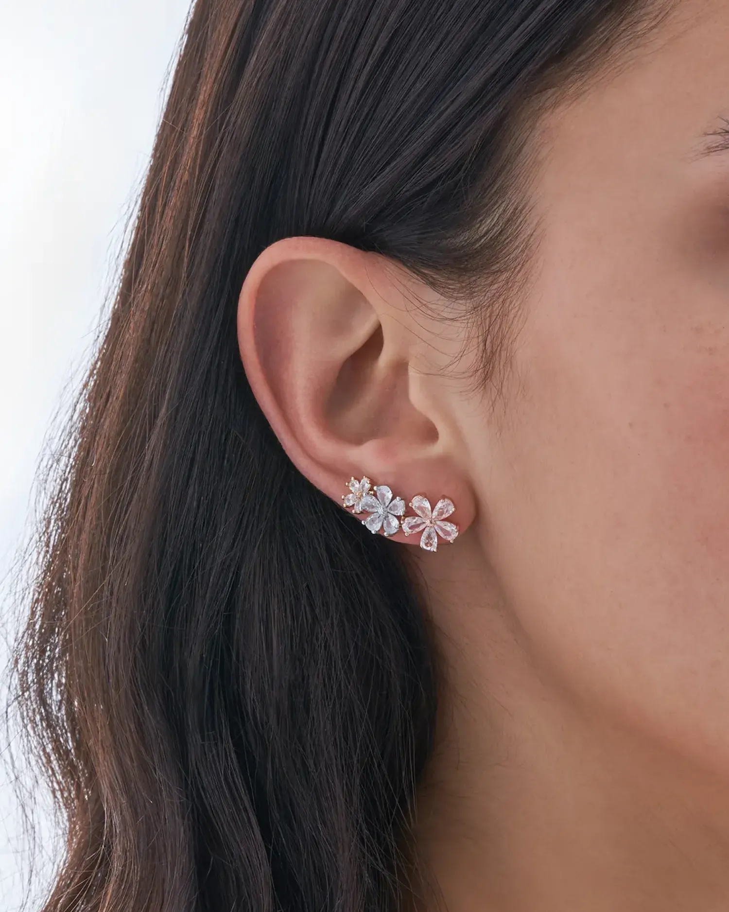 Bijou Brigitte Ensemble de boucles d'oreilles - Flower Power Outlet
