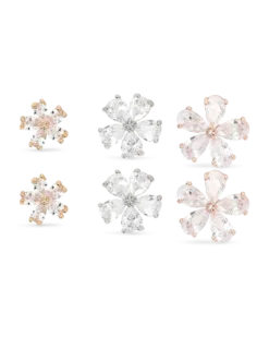 Bijou Brigitte Ensemble de boucles d'oreilles - Flower Power Outlet