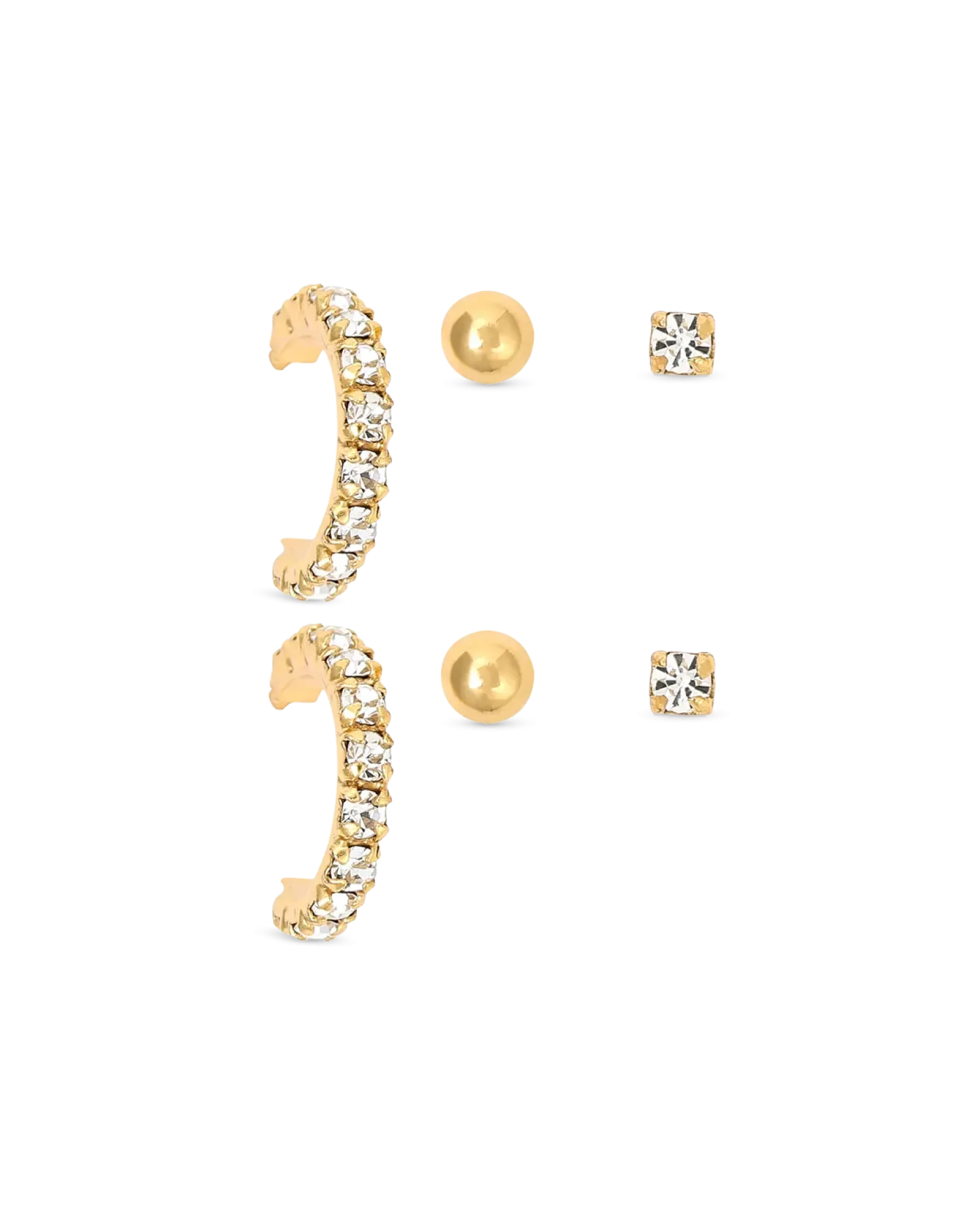 Bijou Brigitte Ensemble de boucles d'oreilles - Small Bling Sale