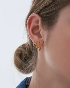 Bijou Brigitte Ensemble de boucles d'oreilles - Mystic Gold Hot