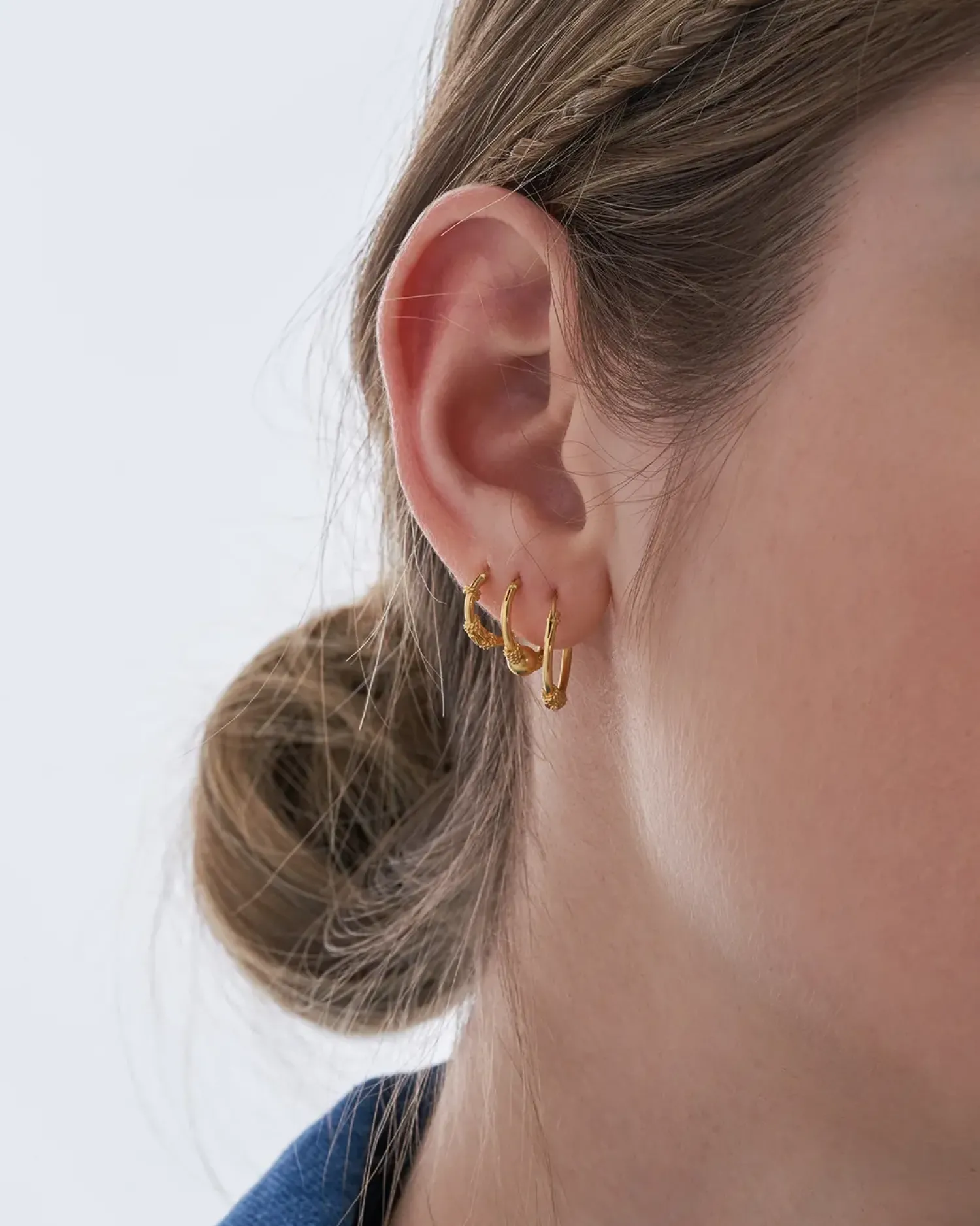 Bijou Brigitte Ensemble de boucles d'oreilles - Mystic Gold Hot