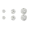 Bijou Brigitte Ensemble de boucles d'oreilles - Sparkling Balls Clearance
