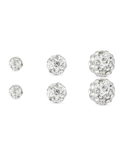 Bijou Brigitte Ensemble de boucles d'oreilles - Sparkling Balls Clearance