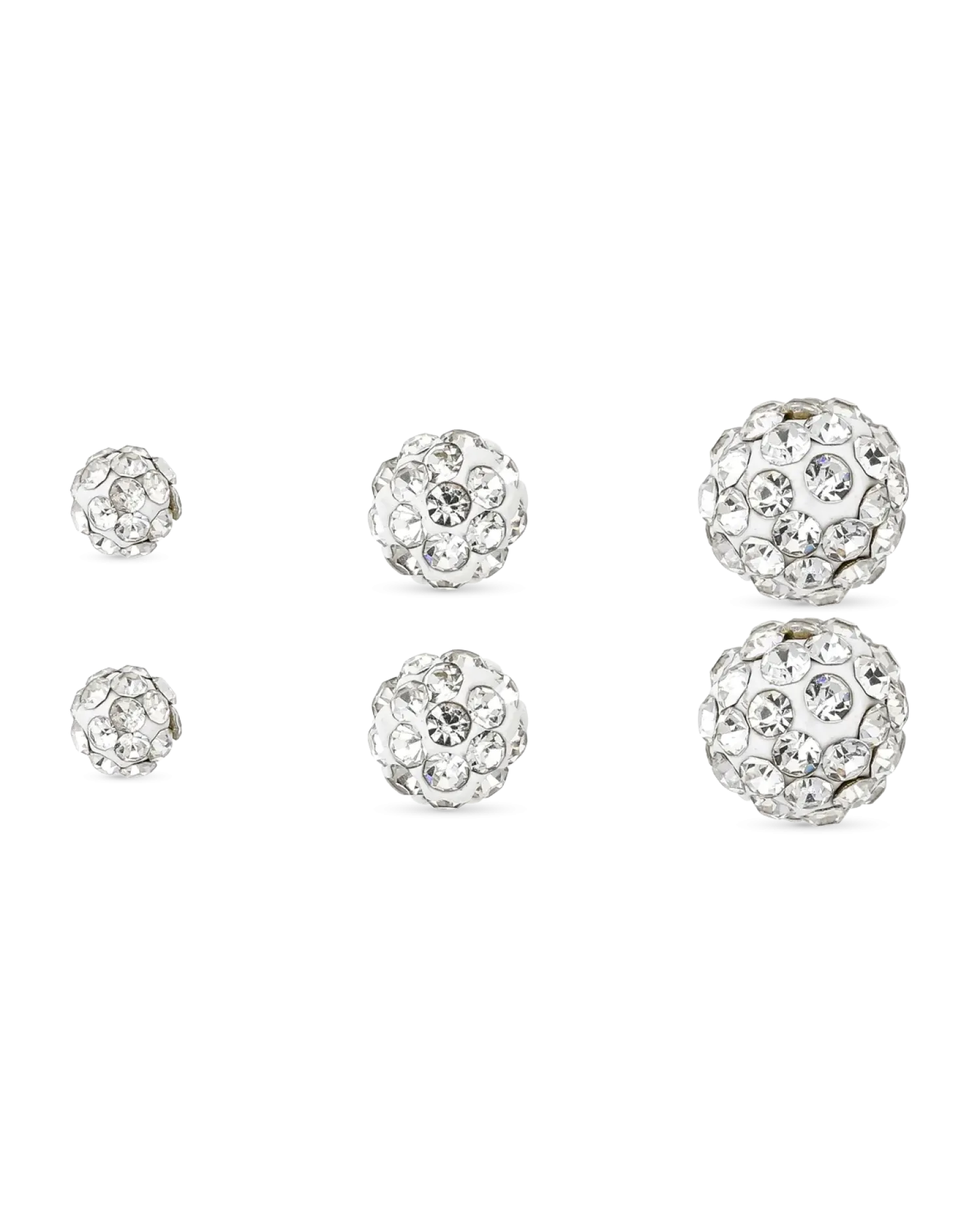 Bijou Brigitte Ensemble de boucles d'oreilles - Sparkling Balls Clearance