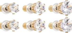 Bijou Brigitte Ensemble de boucles d'oreilles - Glamorous Trio Discount