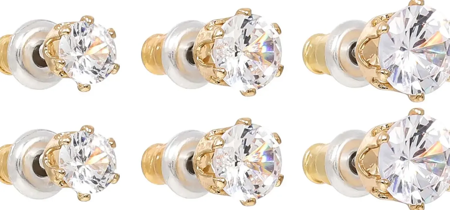 Bijou Brigitte Ensemble de boucles d'oreilles - Glamorous Trio Discount