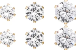 Bijou Brigitte Ensemble de boucles d'oreilles - Glamorous Trio Discount