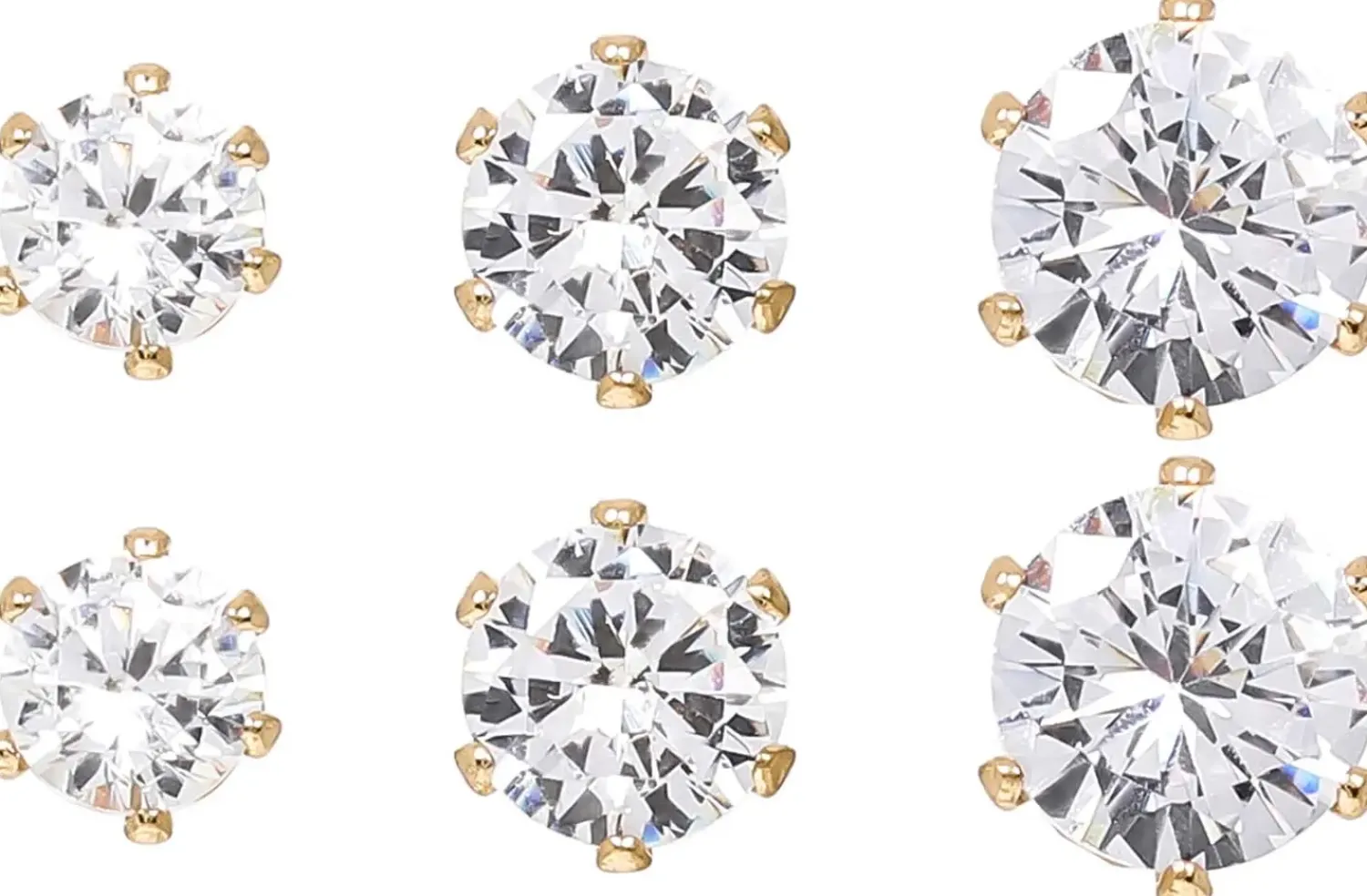 Bijou Brigitte Ensemble de boucles d'oreilles - Glamorous Trio Discount