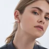 Bijou Brigitte Ensemble de boucles d’oreilles - Rosa Pearl Best
