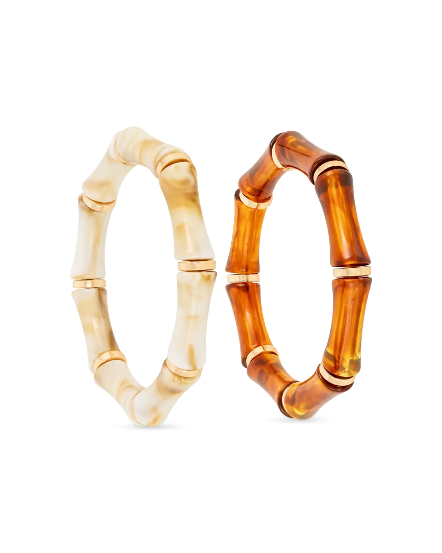 Bijou Brigitte Ensemble de bracelets - Bamboo Shape Discount